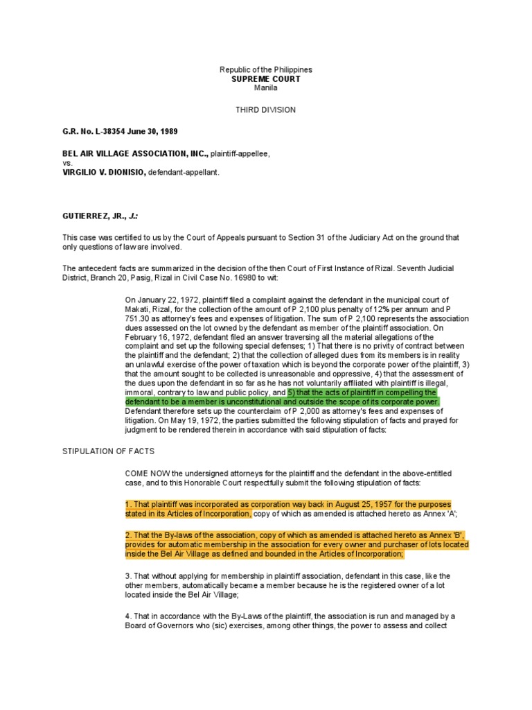 Analysis of Whether a Homeowners' Association Can Lawfully Collect