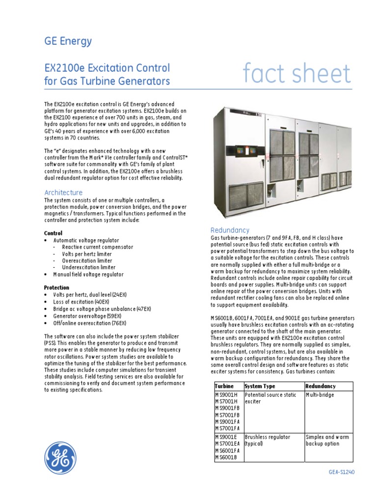 47+ Generator Excitation Control System Pics