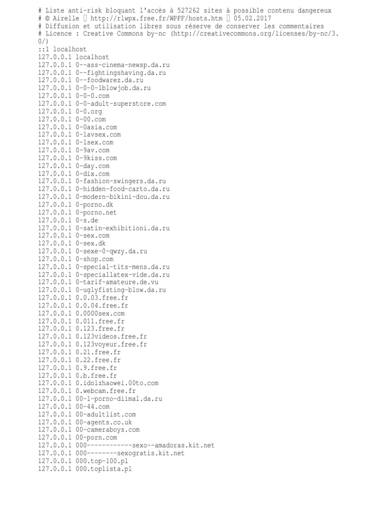 9maza - Block XXX Hosts | PDF | Business | Computing And Information Technology