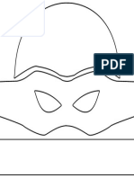 TMNT Mask Template