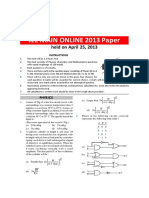 April 2013 Paper