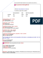 Les Pronoms Interrogatifs