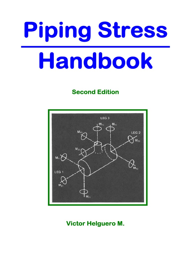 Piping Stress Handbook - by Vi 1 | PDF | Pump | Bending