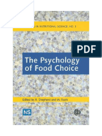 R. Shepherd, M. Raats-The Psychology of Food Choice (Frontiers in Nutritional Science) - CABI (2010)