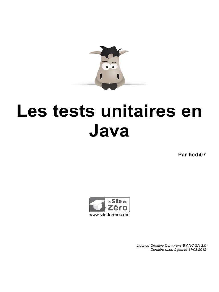 Tests Unitaires Java Simplifiés | PDF | Java (Langage de programmation ...