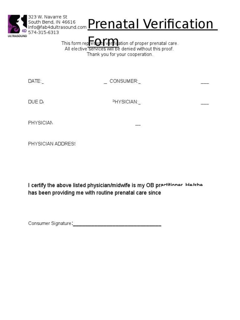 prenatal-care-verification-pdf-health-care-health-sciences