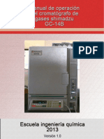 Manual de Operación Cromatografo de Gases-1