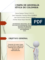 Mapa de Anomalia Magnética de Colombia