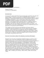 Download Schmitt n 1997 Vocabulary Learning Strategies in Schmitt n and Mccarthy m Eds Vocabulary Description Acquisition and Pedagogy Cambridge University Press1 by mele_t SN339062146 doc pdf