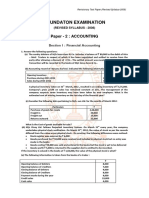 Paper - 2 Accounting Syllabus