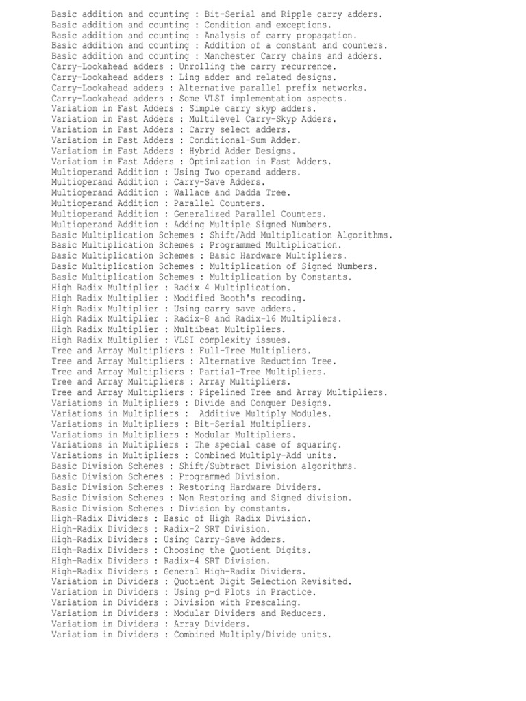 Computer Arithmetic Questions | PDF | Arithmetic | Numbers