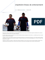 Análisis de La Competición-Líneas de Entrenamiento Por Luis LLopis - FutbolOfensivo