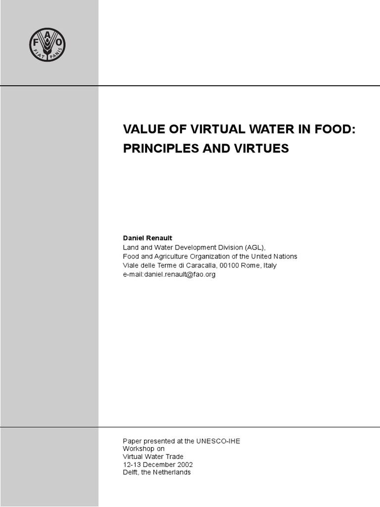 1.2 Virtualwater PDF | PDF