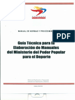 Guía para Elaborar Manual de Normas y Procedimientos