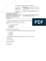 Escriba Tres Diferencias Entre La Agricultura Modera y Tradicional