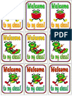 Welcome Stickers