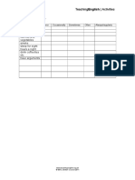CLIL PSHE Healthy Lifestyle Worksheet