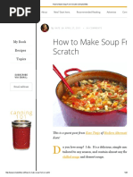 How To Make Soup From Scratch - Simple Bites