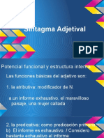 Sintagma Adjetival: Estructura y Clasificación