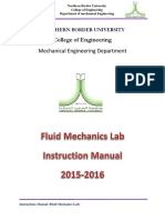 08 Instruction Manul of Fluid Mechanics Lab
