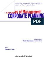 18273399 Corporate Planning Assignment