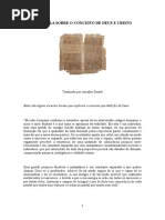 SETH - Fala Sobre Conceito de Deus e Cristo