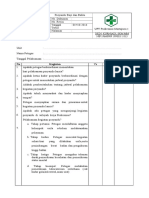 Daftar Tilik Posyandu Lansia