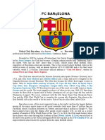 FC Barçelona: Fútbol Club Barcelona, Also Known