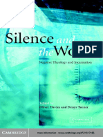Davies and Turner - Silence and The Word, Negative Theology and Incarnation PDF