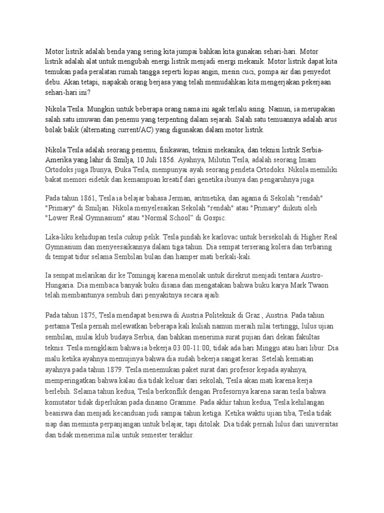 Get Sejarah Nikola Tesla Penemu Arus Bolak Gallery
