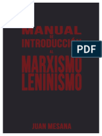 Manual de Introduccion Al Marxismo-leninismo - Juan Mesana