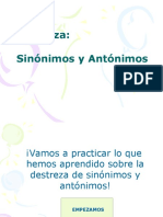 Aprende sinónimos y antónimos en