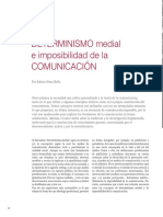 Determinismo Medial e Imposibilidad de La Comunicacion PDF