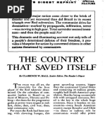 The Country That Saved Itself-Readers Digest-Clarence Hall-1960s-24pgs-POL - SML