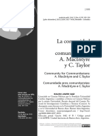 Artigo - Comunidad para Los Comunitaristas PDF
