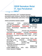 Perubahan KSSR