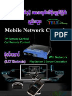 Controls of Mobile Network, TV Remote and Car Remote