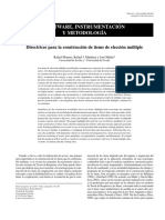 Directrices Para La Construcción de Ítems de Elección Múltiple