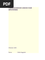 Download Perencanaan Usaha Kue Brownies by Jamelia Putri Amaxtone SN339109727 doc pdf