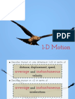 Lecture 03 - 1d Motion