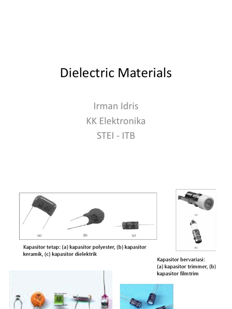 Understanding Dielectric Materials and Capacitors | PDF