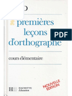 Bled, Premières Leçons D'orthographe CE1 (1985)