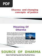 Dharma and Changing Concepts of Justice