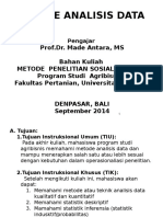 Kuliah 12-Metode Analisis Data