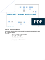 Cambios Certificacion PMP .IMPORTANTE