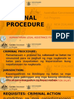 HLAF Criminal Procedure Tagalog