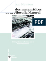 Newton Isaac - Principios Matematicos de La Filosofia Natural