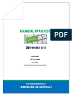 Financial Awareness Practice Sets 1 - 30