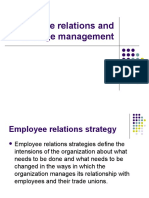 Employee Relations and Change Management