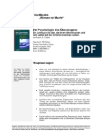 Shortbooks - Die Psychologie Des Ueberzeugens PDF